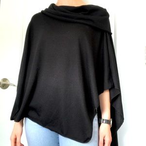 Slouchy Cowl-Neck Poncho